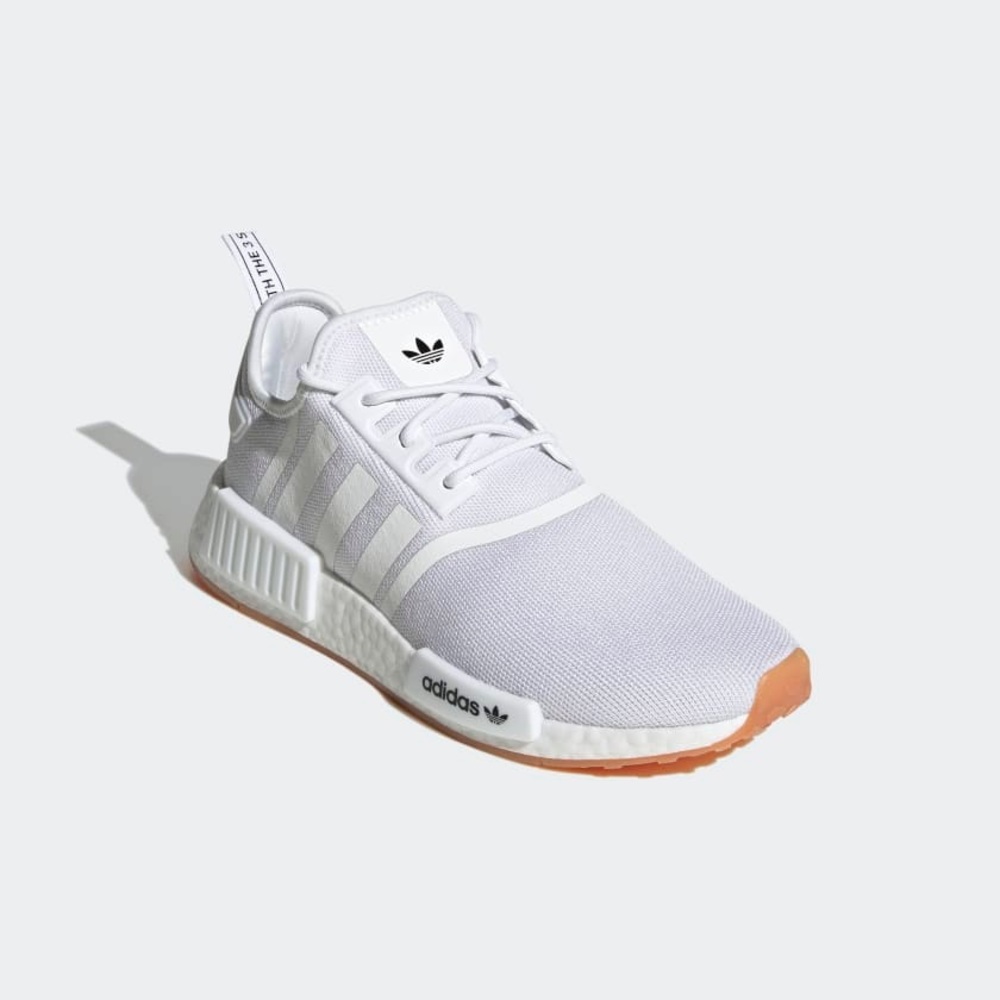 adidas NMD_R1 Primeblue Shoes - M 6.5/W 7.5 - Cloud White / Cloud White / Gum - Picture 15 of 15